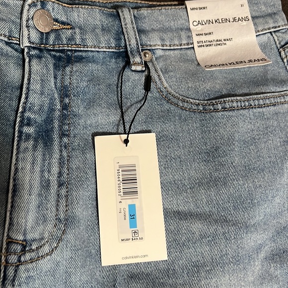 Calvin Klein Denim Skirt - Picture 2 of 5